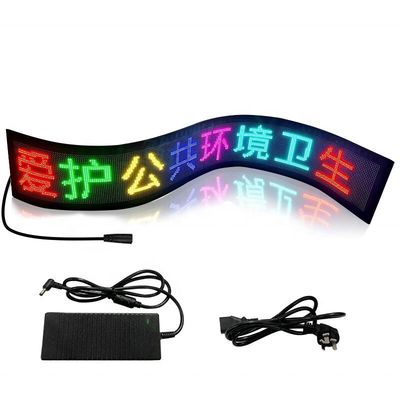 Écran de défilement Publicité Affichage Bluetooth Centre commercial Panneau matrice LED flexible