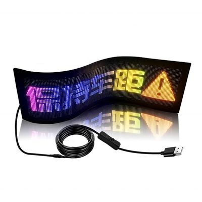 Application Bluetooth imperméable à l'eau Prise en charge d'un écran LED flexible de 5 mm de hauteur de pixel pour ascenseur