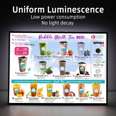 Boîte lumineuse LED à cadre magnétique mince pour affiches de films publicitaires intérieurs A1 A2 A3 A4 A5