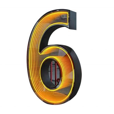 Signes LED personnalisés DC 12V Spiegel LED 3D Tiefeffekt Infinity Mirror Signe et logo avec sans fil