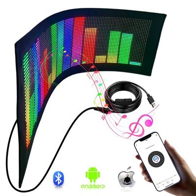 Écran de messagerie numérique portable Pixel RGB LED Matrix Panel pour une publicité flexible