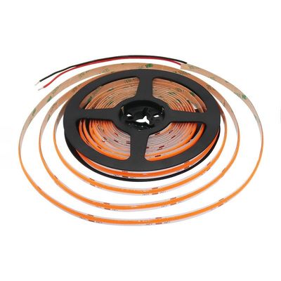 Lumières de maison de vacances colorées 24V RGBCW bande LED Cob addressable avec contrôleur et 6000lm