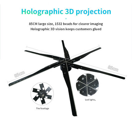 Affichage holographique 3D avec publicité extérieure et temps de réponse de 10 ms