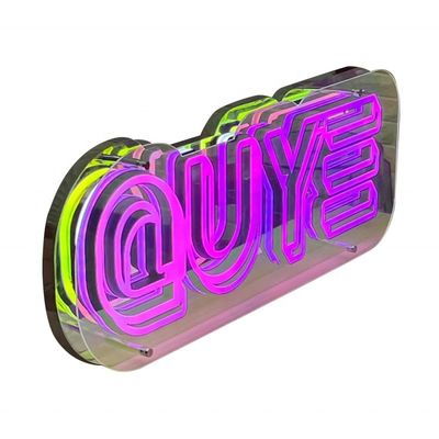 DC 12V lettres au néon personnalisées Infinity Mirror Logo Signes éclairés 3D Light Box