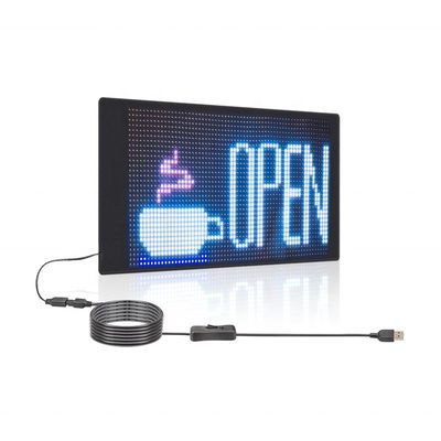 Détecteurs de lumière LED colorés activés par capteur avec affichage flexible et contrôle APP
