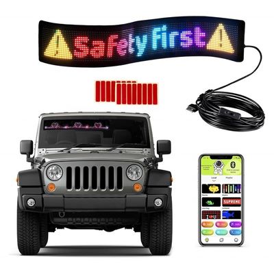 Le plus récent contrôle de l'application téléphonique contenu modifiable message en mouvement affichage LED pour le panneau d'affichage de voiture