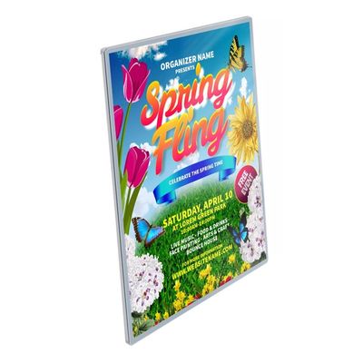 A3 Tableau publicitaire boîte lumineuse acrylique flashing LED lumière Table carte de menu