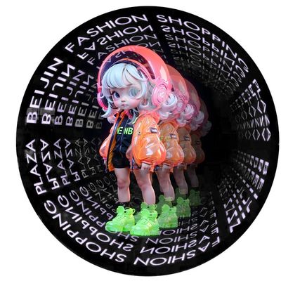 Lecteur vidéo animé 3D Infinity Mirror Hologram Light Box avec installation Hang