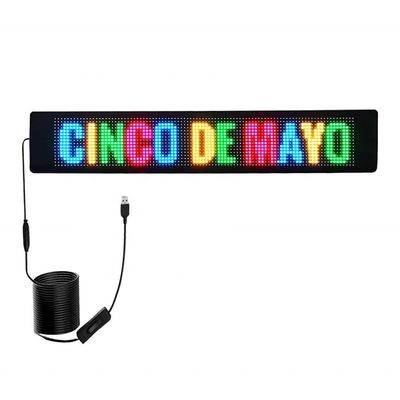 Ratio de contraste ≤1/10000 Panneau de matrice LED de commande Bluetooth pour graffitis personnalisés