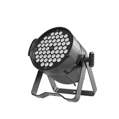 Commande à distance 8 canaux en aluminium 54x3w RGB 3 en 1 LED Par Cannes pour une fête de mariage en intérieur