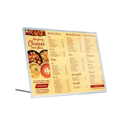 Commander des cadres en aluminium rétroéclairés à LED pour affiches et affichage 12V/1a-5W Consommation d'énergie