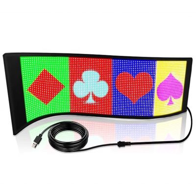 Écran LED mini flexible 12*48 pixels avec une matrice de points doux programmable pour l'intérieur