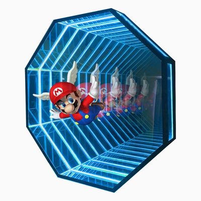 Hologramme 3D Abysse Mirror LED Strips Source lumineuse Hologramme Ventilateur publicitaire Boîtes lumineuses