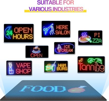 Affichage de voiture personnalisable à LED avec contrôle d'application 5 mm Pixel Pitch Panel Taille 672x122mm
