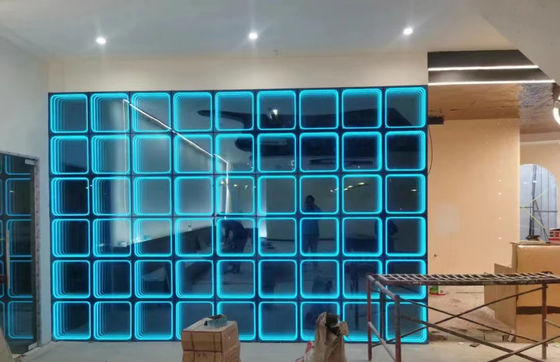 Hologramme 3D Abysse Mirror LED Strips Source lumineuse Hologramme Ventilateur publicitaire Boîtes lumineuses