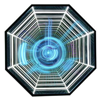 Play Store Sign Publicité Promotion Projecteur d'hologramme 3D avec miroirs acryliques