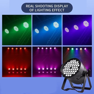 Éclairage de fête de mariage DMX Par Light avec télécommande LED 54*3W