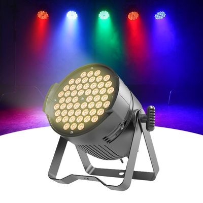 54pcs*3W Led Par peut éclairer les lumières de scène avec mélange de couleurs RGB/RGBW et contrôle DMX