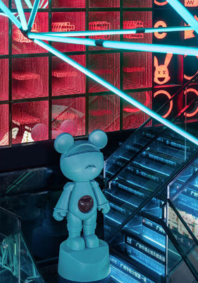 Révolutionnez votre stratégie publicitaire avec des lumières miroirs à couche d'abîme en hologramme 3D
