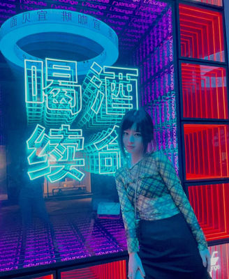 Hologramme 3D de couche d'abîme miroir coloré et personnalisé avec des bandes LED Source lumineuse