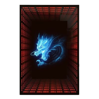 Ventilateur hologramme publicitaire extérieur avec bandes LED Source lumineuse et décoration avancée