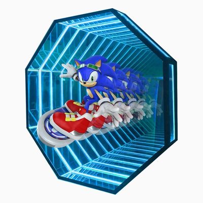 Amenez vos lettres de marquee au niveau supérieur avec notre ventilateur LED 3D Hologram Abyss Mirror
