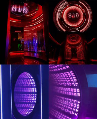 Installation boulons à vis fixation / accrochage 3D Hologram Fan Magic Infinity Mirror Light Box