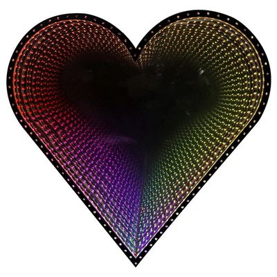 Signe de lettre à LED Word Infinity Mirror pour la décoration de magasins et d'hôtels Produit personnalisé