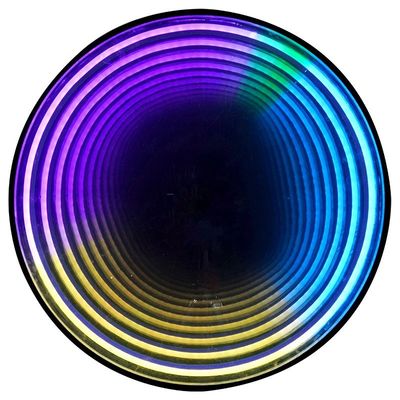 Illusions d'infini délicates Panneau lumineux Miroir Panneau au néon Panneau décoré 3D Panneau d'affichage