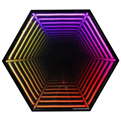Affichage au néon en couleurs personnalisé en 3D Magic Infinity Mirror