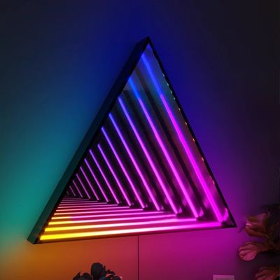 Affichage au néon en couleurs personnalisé en 3D Magic Infinity Mirror