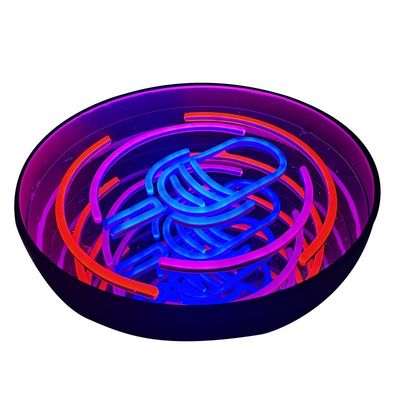 Boîte lumineuse d'art visuel infini Melle Abyss Mirror 3D Légende lumineuse de lettre