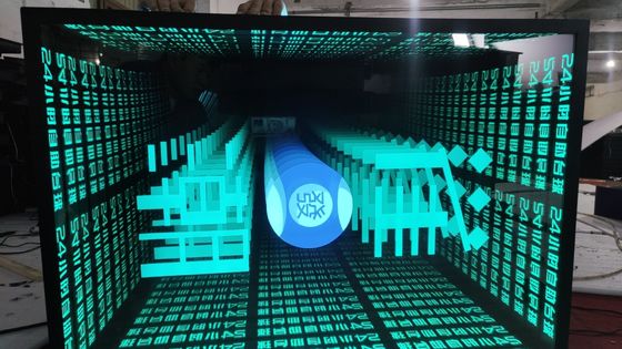 Boîte lumineuse d'art visuel infini Melle Abyss Mirror 3D Légende lumineuse de lettre