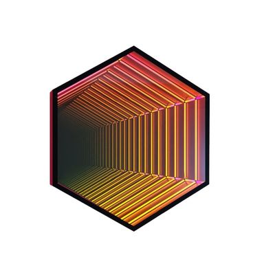 Magie miroir illimité personnalisé 3D LED flexible en forme de néon pour la consommation d'énergie
