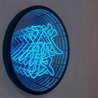 Mini LED et néon lumières miroir infini lettres lumineuses acryliques avec fixation à vis