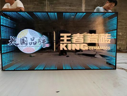 Décoration intérieure miroir à LED personnalisé éclairage lumineux pour les conceptions personnalisées miroir illimité